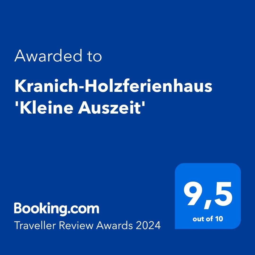 Kranich-Holzferienhaus 'Kleine Auszeit' Rehden Zewnętrze zdjęcie